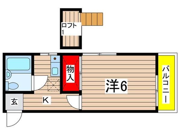 大関ハイツの物件間取画像